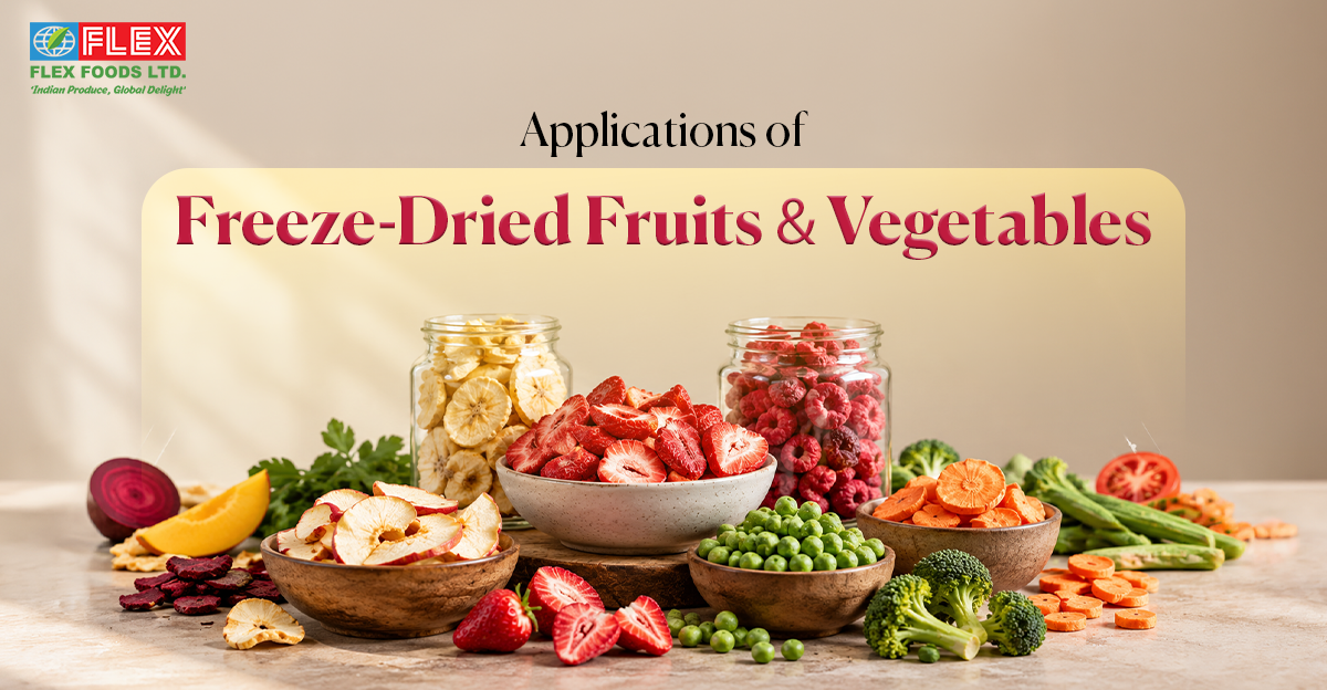 Freeze-Dried Fruits and Vegetables for Ready-to-Eat Foods