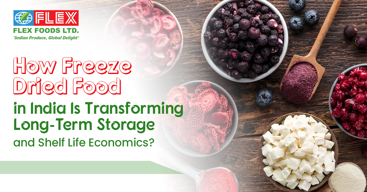 How Freeze-Dried Food in India Is Transforming Long-Term Storage and Shelf Life Economics?