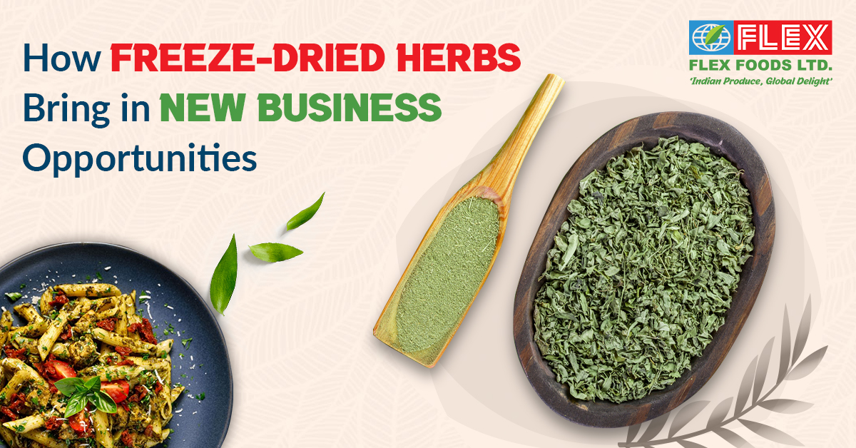 How Freeze-dried Herbs Brings in New Business Opportunities