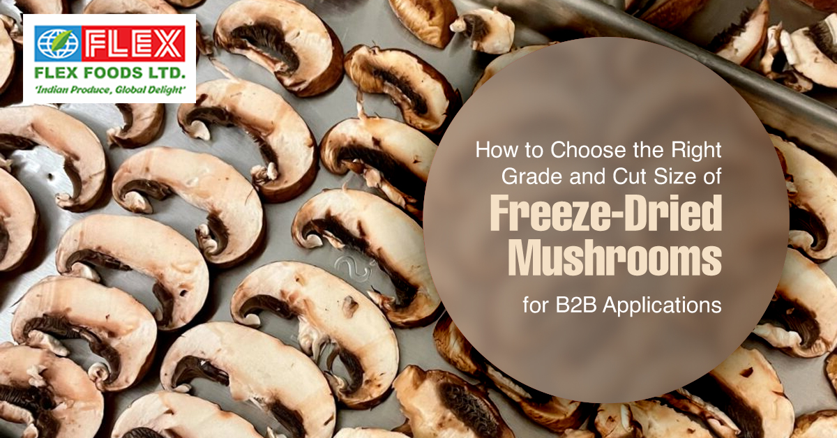 How to Choose the Right Grade and Cut Size of Freeze-Dried Mushrooms for B2B Applications?