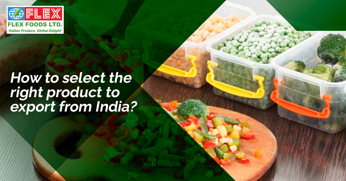 How to select the right product to export from India?