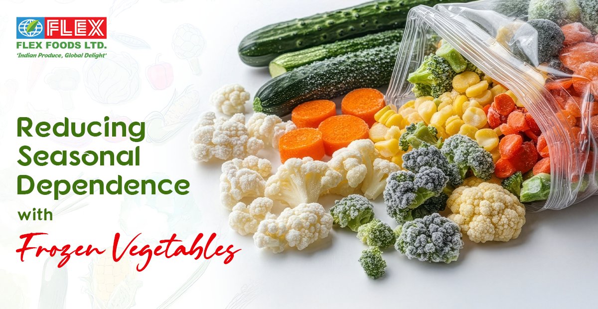 Reducing Seasonal Dependence with Frozen Vegetables