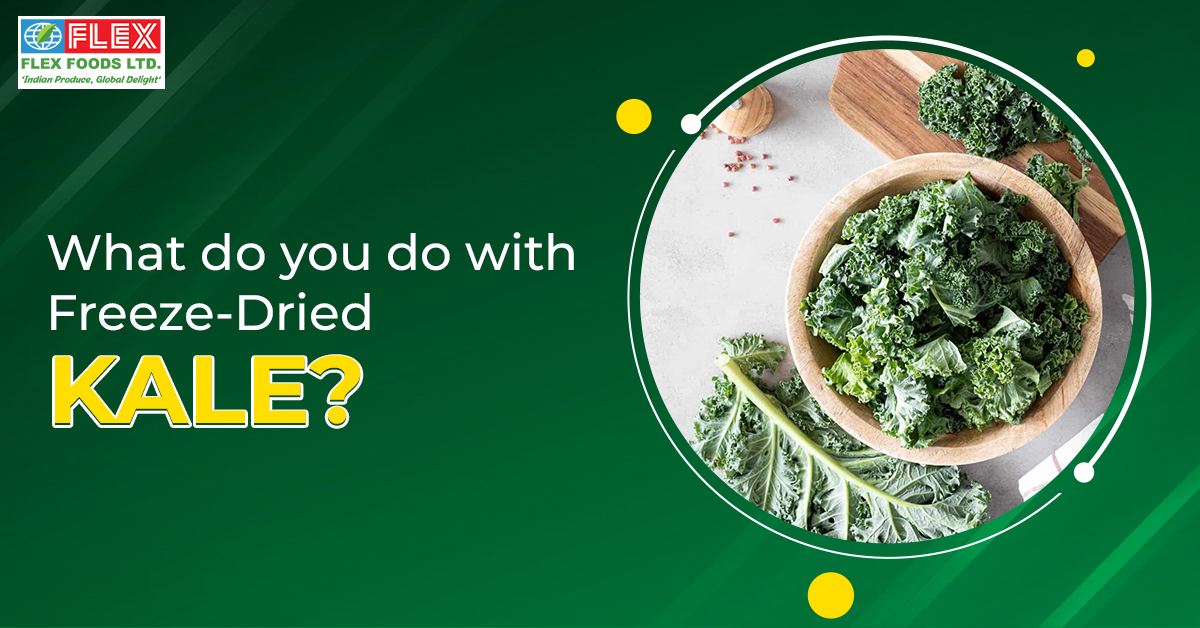 What do you do with freeze-dried kale?